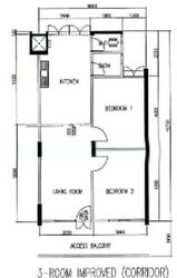 Blk 75 Bedok North Road (Bedok), HDB 3 Rooms #563968571